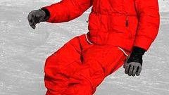 Kimi Räikkönen na snowboardu
