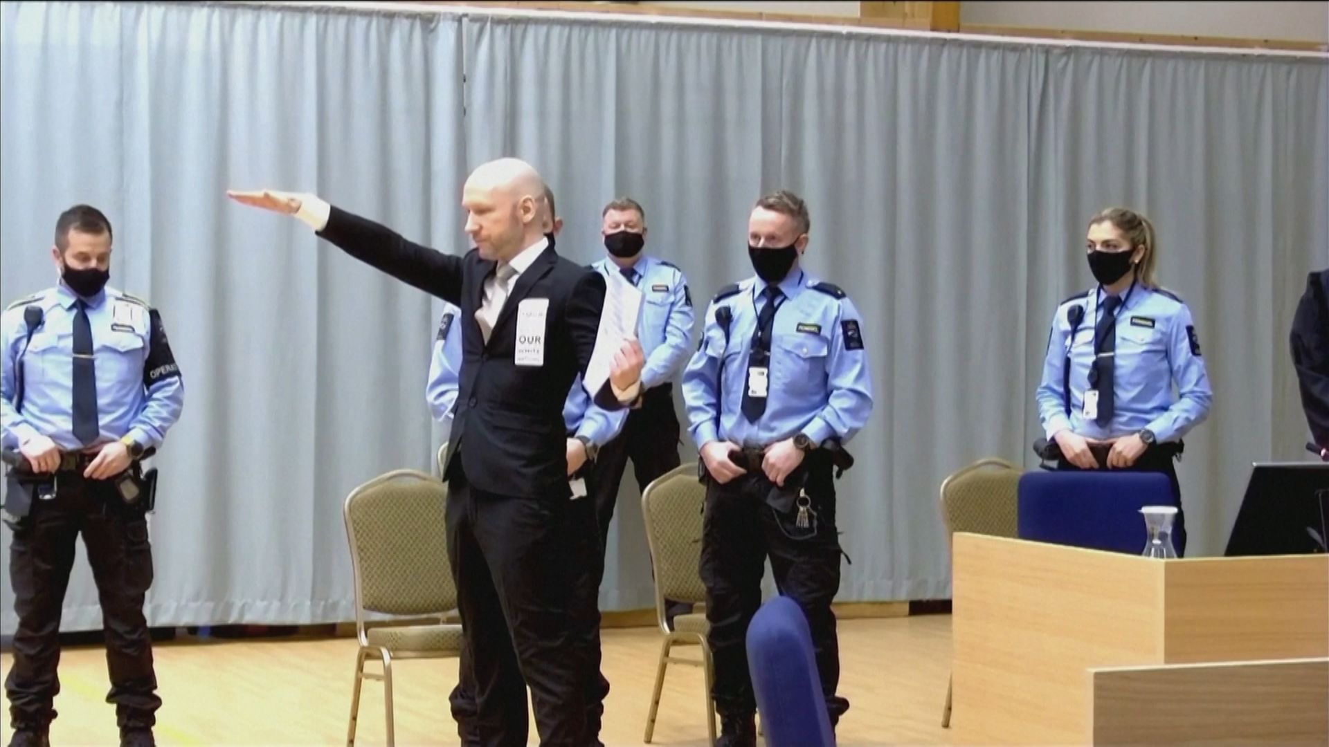 Anders Breivik před soudem o podmínečném propuštění