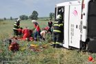 V Olomouci boural autobus se studenty, 16 zraněných