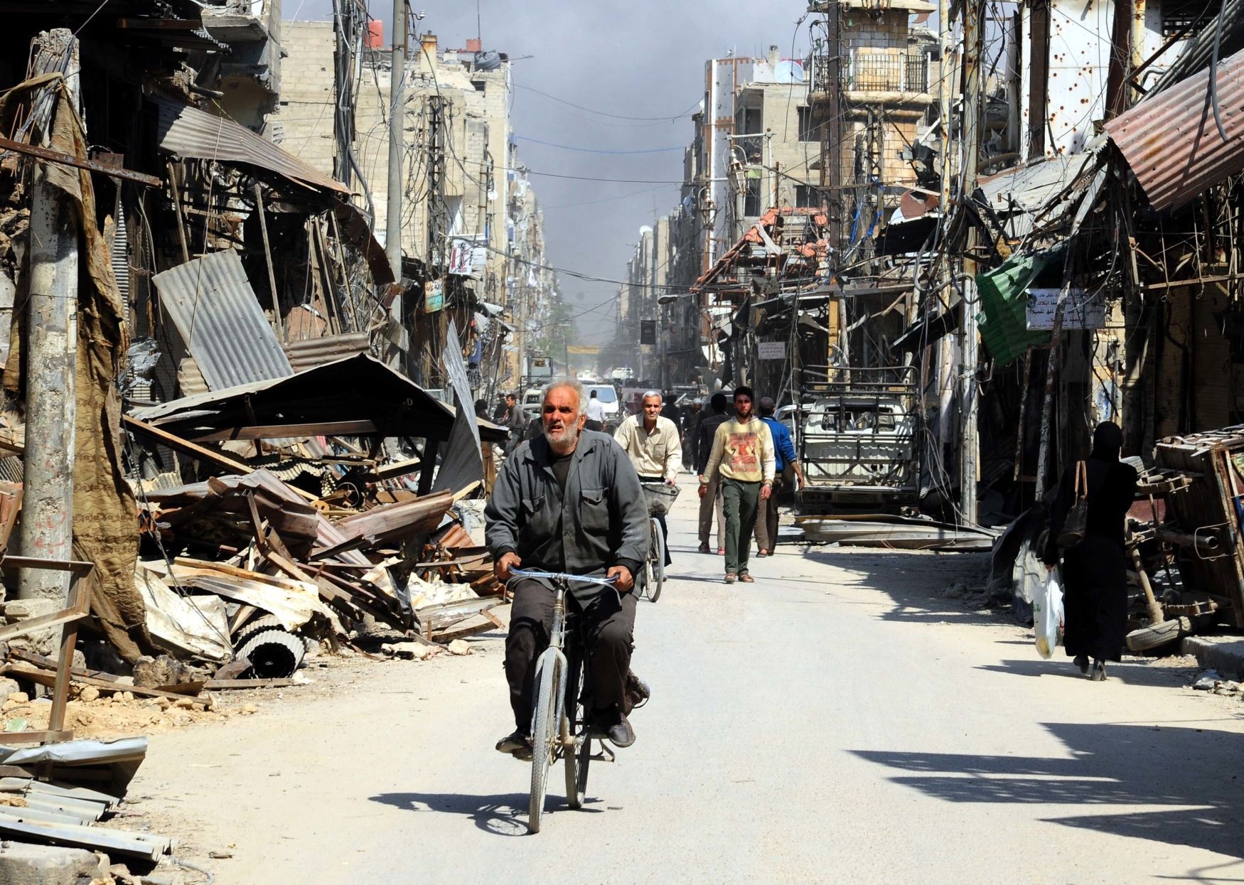 Dúmá předměstí Damašku válka 2018