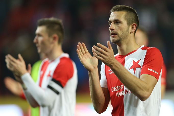 EPL, Slavia-Jihlava: radost Slavie - Michael Lüftner