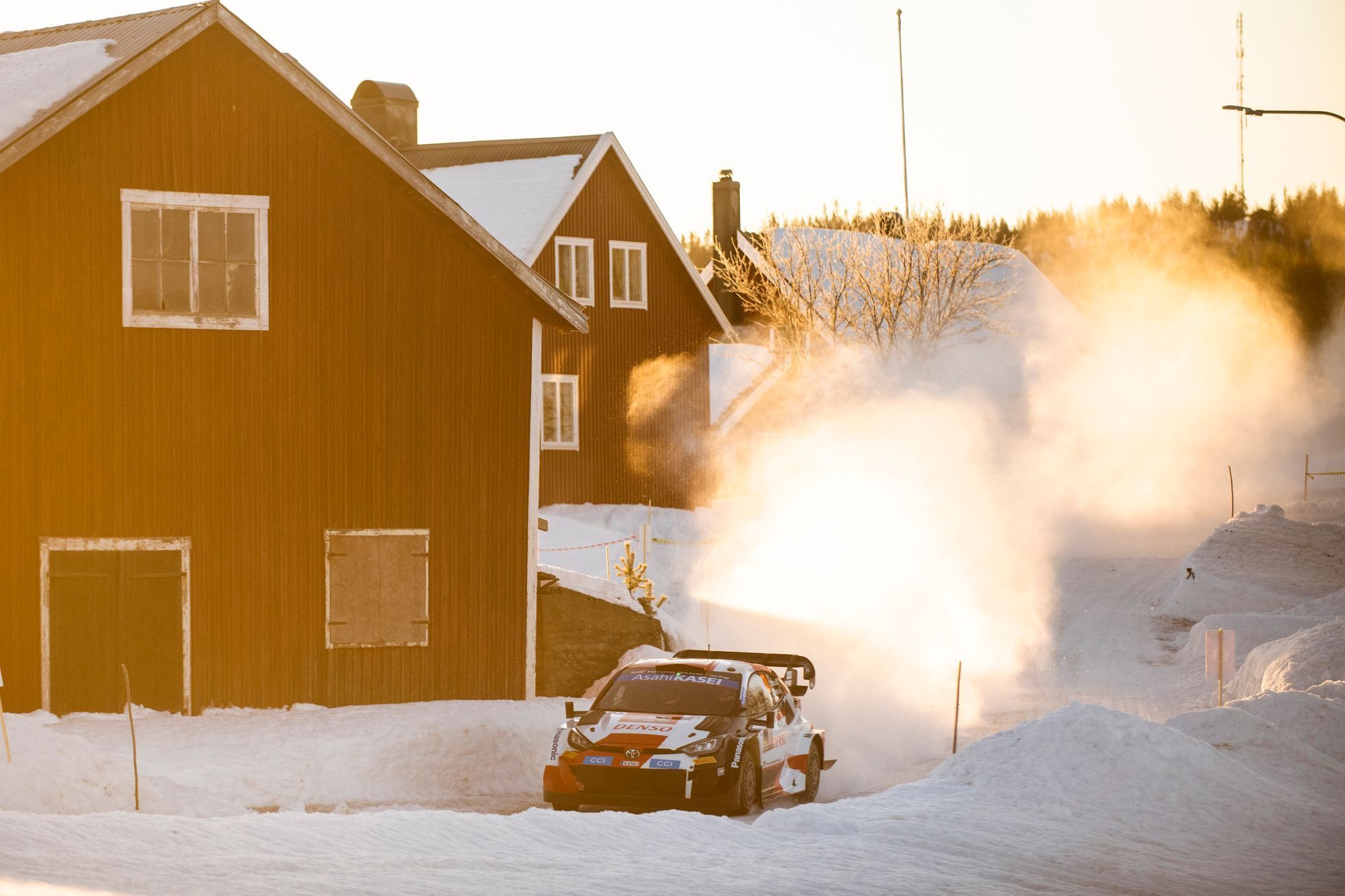 Takamoto Kacuta, Toyota na trati Švédské rallye 2023