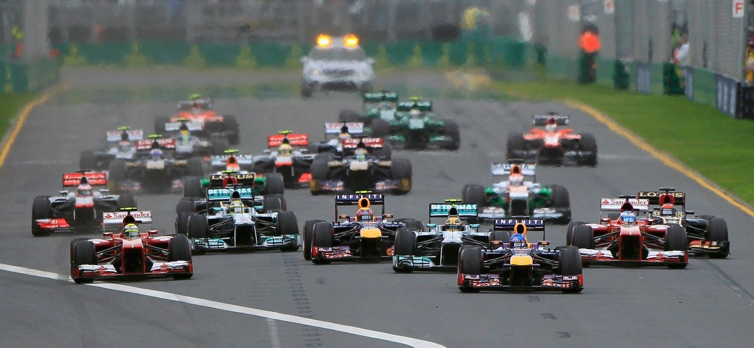 Formule 1, VC Austrálie 2013: start