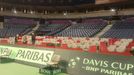 Bělehradská aréna před finále Davis Cupu 2013