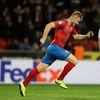 Jakub Brabec slaví gól v utkání kvalifikace ME 2020 Česko - Anglie