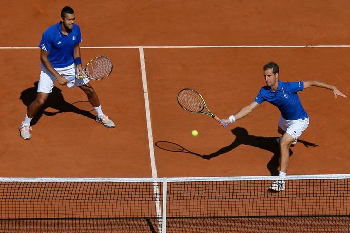 DC, Francie-ČR: Jo-Wilfried Tsonga a Richard Gasquet