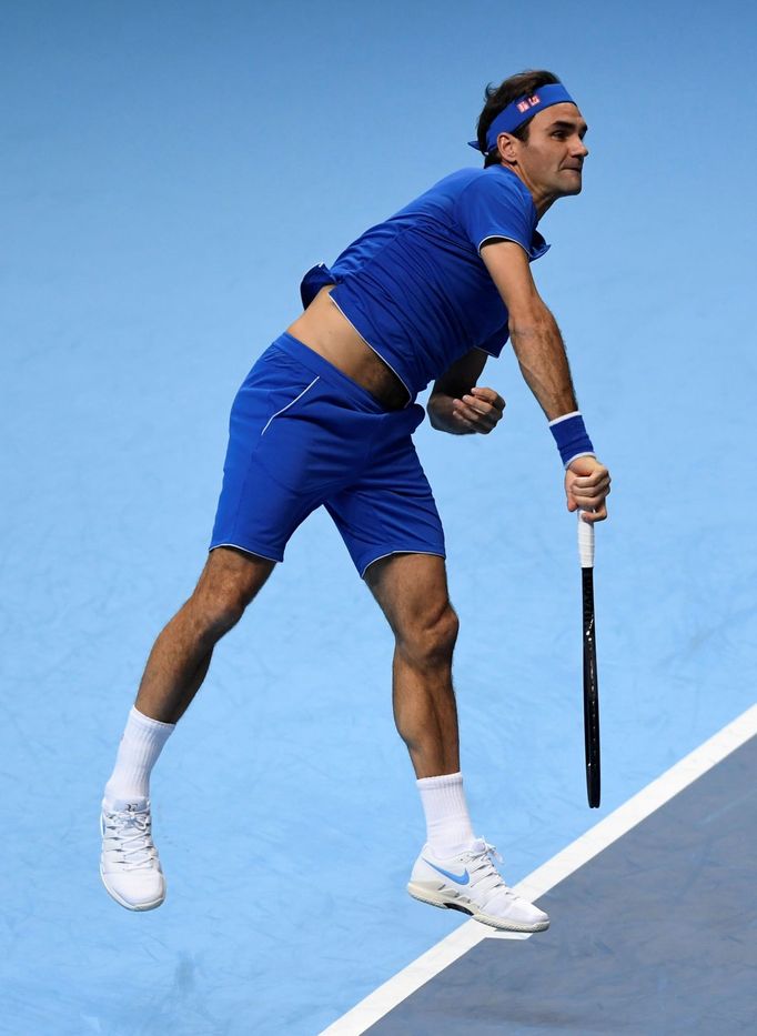 Roger Federer na Turnaji mistrů 2018