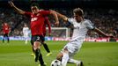 Liga mistrů: Real Madrid - Manchester United: Fabio Coentrao (vpravo) - Rafael