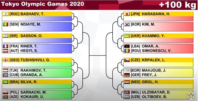 Los olympijského turnaje v judu nad 100 kilogramů