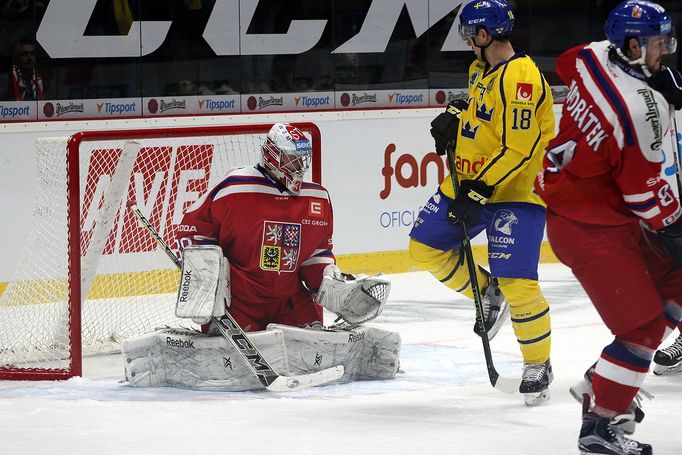 EHT, Česko-Švédsko: Dominik Furch - Mikael Backlund