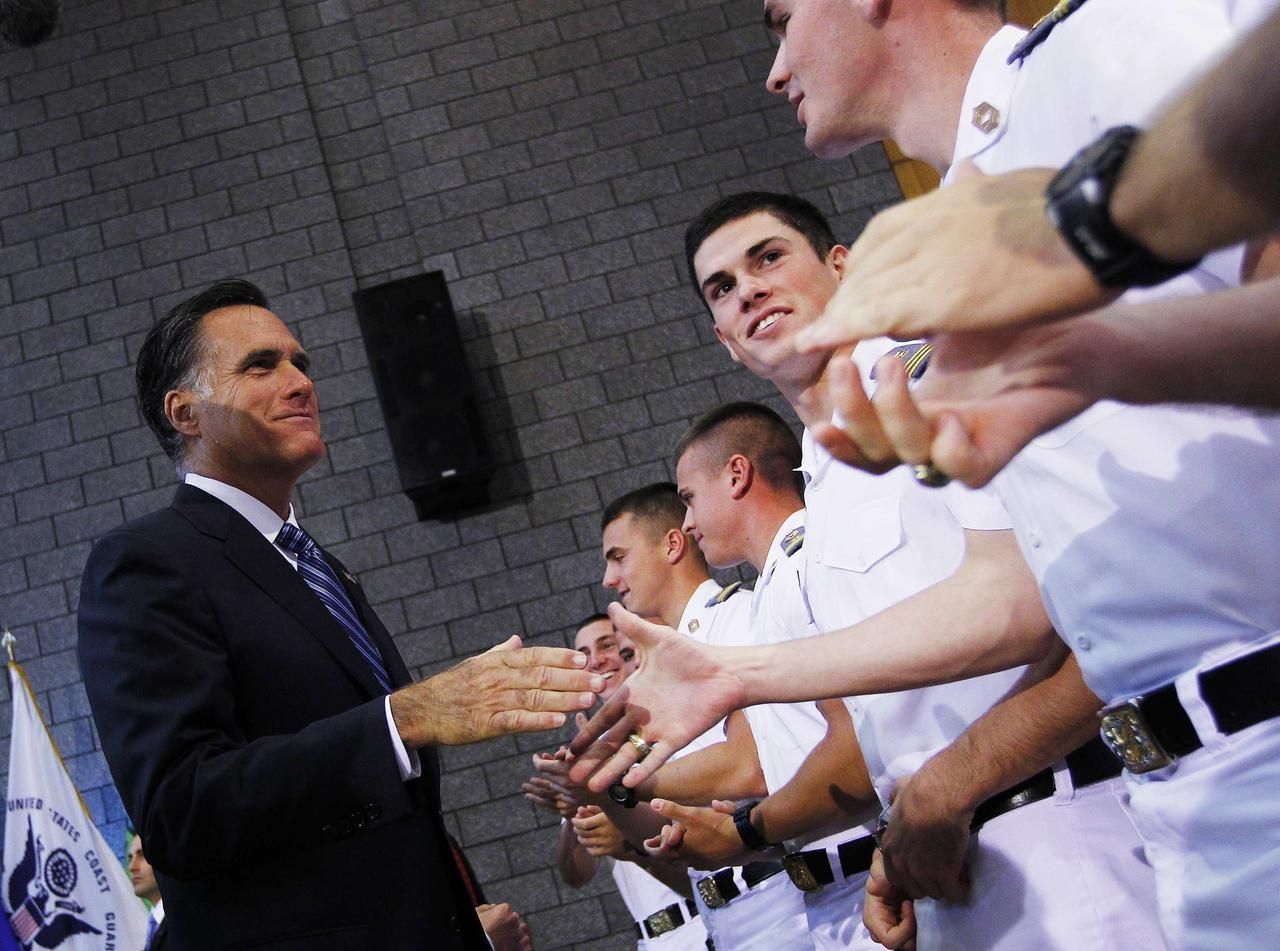 Mitt Romney na Virginském vojenském institutu