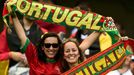 Fans of Portugal pose for a photo before the 2014 World Cup Group G soccer match between Germany and Portugal at the Fonte Nova arena in Salvador, June 16, 2014. REUTERS/