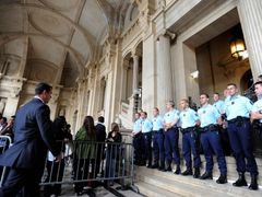 V den rozsudku na gangem Barbarů byla síň pařížského soudu v obležení policie