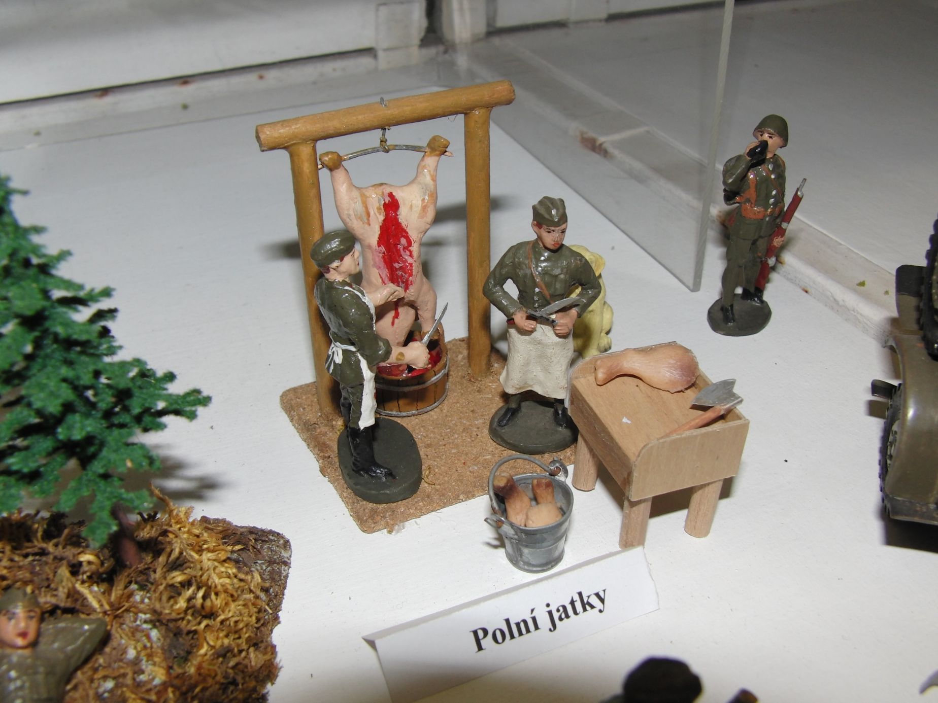 Vojáčci a modely vojenské techniky Lubora Šušlíka