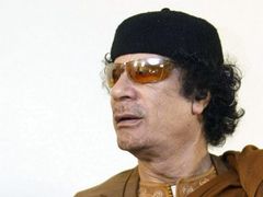 Libyjský vůdce Muammar Kaddáfí.