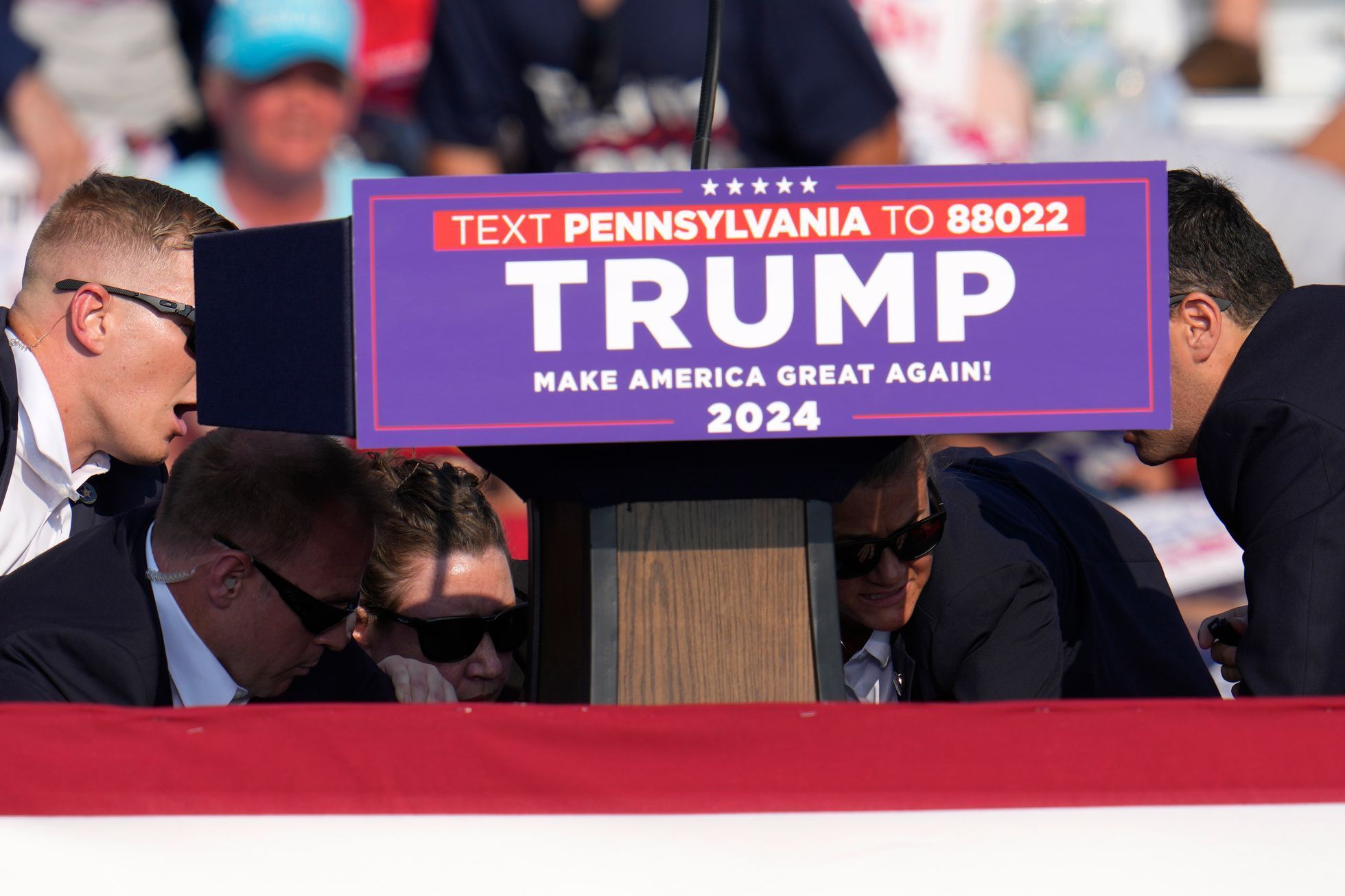 Donald Trump střelba mítink