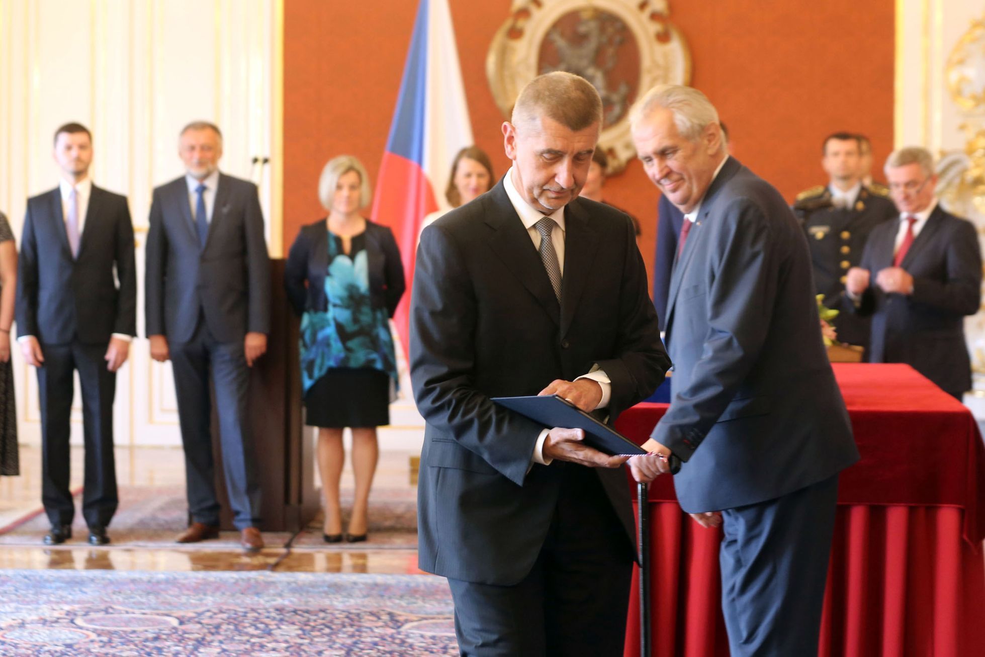 Babiš podruhé jmenován předsedou vlády