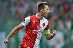 Slavia neklopýtla ani v Boleslavi. Pod čtvrtou výhru se podepsal Škoda