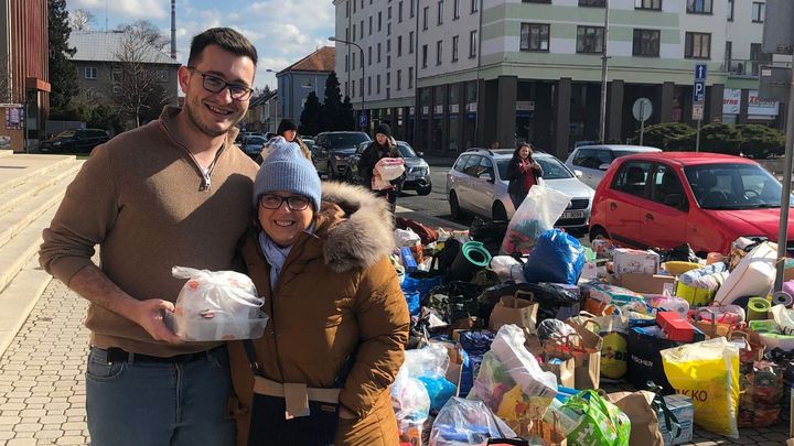 Rus uspořádal sbírku pro Ukrajinu. Na protesty v Moskvě musí mít člověk odvahu, říká; Zdroj foto: Dmitrij Košelev