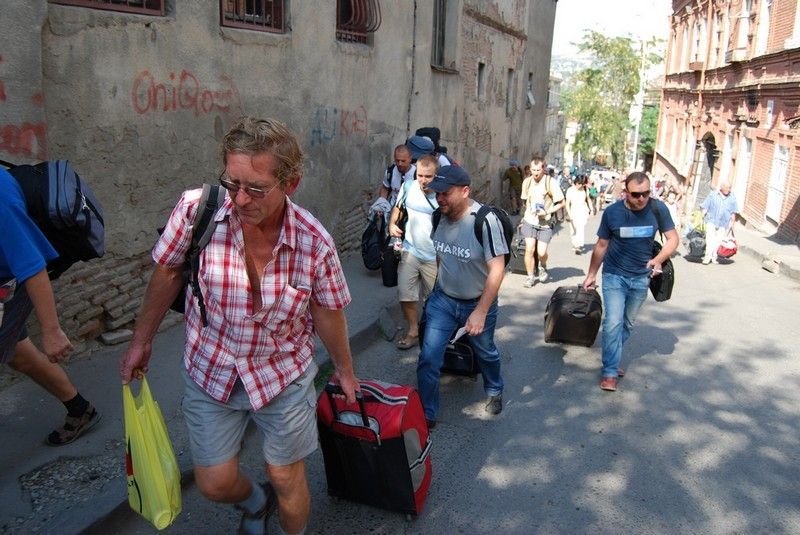 Češi opouštějí Tbilisi