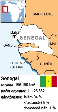 Mapa - Senegal