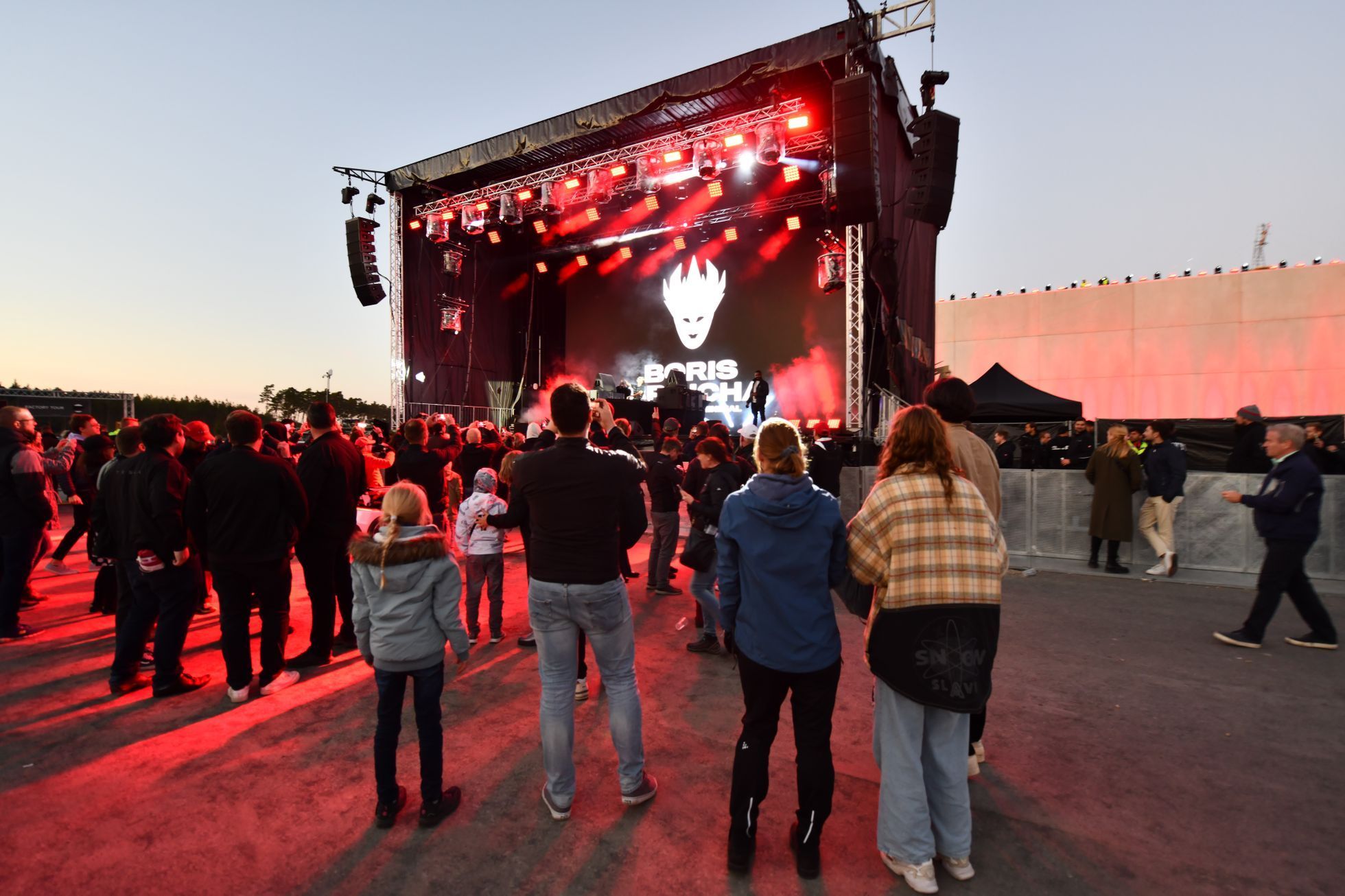 Tesla Gigafactory Berlín Giga Fest říjen 2021