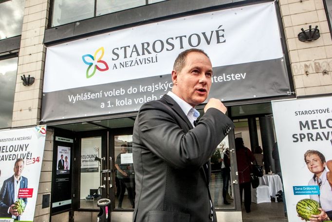 Šéf hnutí Starostové a nezávislí Petr Gazdík