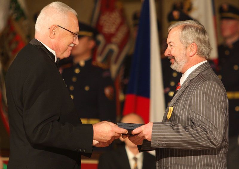 Vyznamenaní 28.října 2008 Oldřich Jirsák