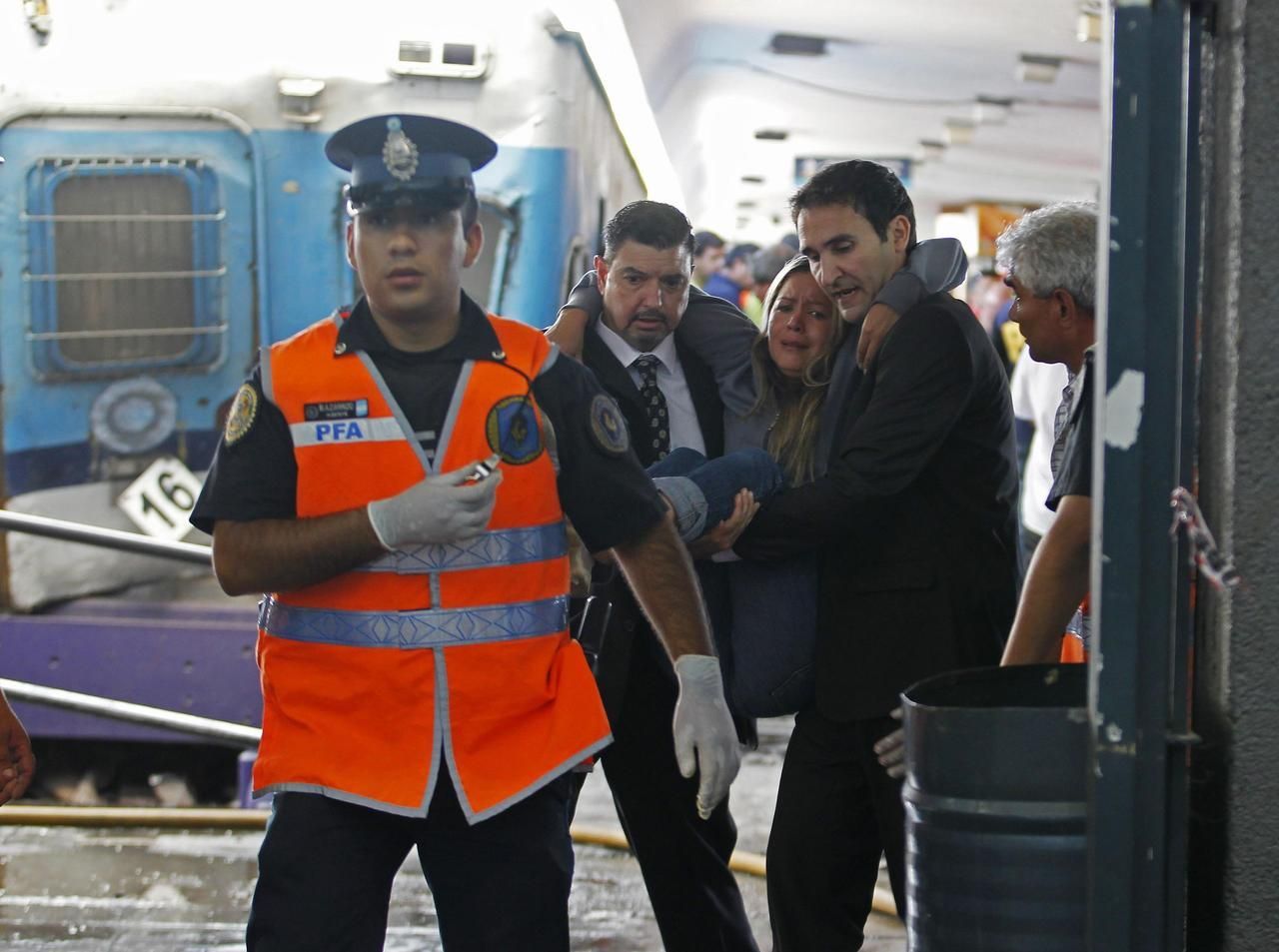 Tragická nehoda vlaku v Buenos Aires