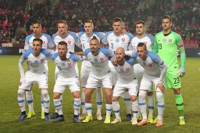 Slováci před zápasem Ligy národů Česko - Slovensko.