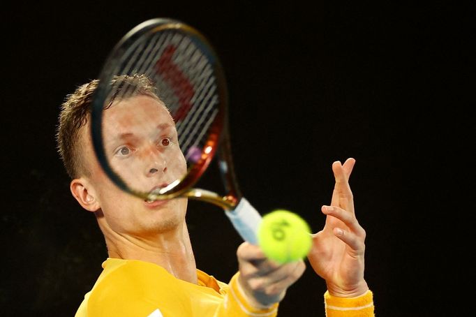 Jiří Lehečka ve čtvrtfinále Australian Open 2023