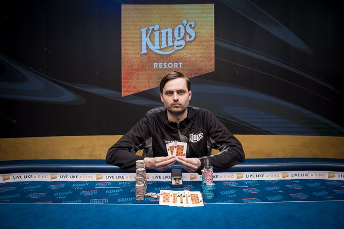 Martin Kabrhel, vítěz turnaje WSOP v Rozvadově 2019