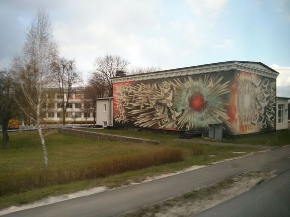 Graffiti v Černobylu.