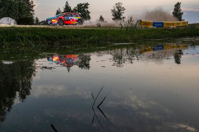 Jari Huttunen, Hyundai na trati Estonské rallye 2021