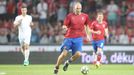 Jan Koller na rozlučce Tomáše Rosického  v Praze 9. 6. 2018