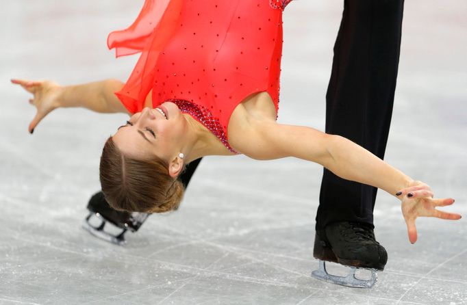 Polka Justyna Plutowska a Peter Gerber na MS v krasobruslení 2014