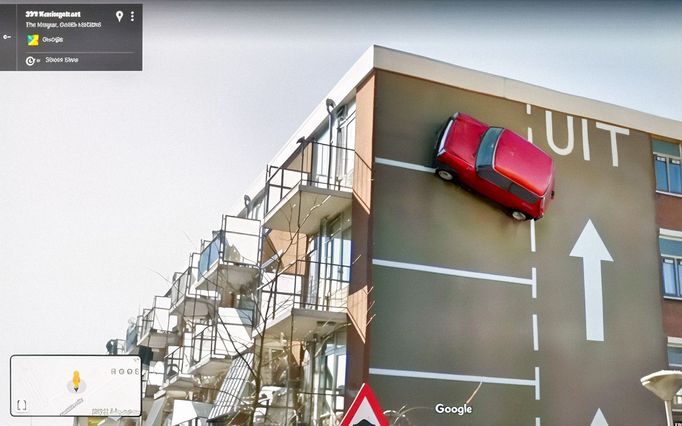 Reprofoto (výřez) z mapovací 3D služby Google Street View, kterou provozuje již přes 15 let americká společnost Google LLC.