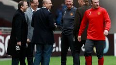 Finále Ligy mistrů, Wembley (Rooney, Ferguson, Glazer family)