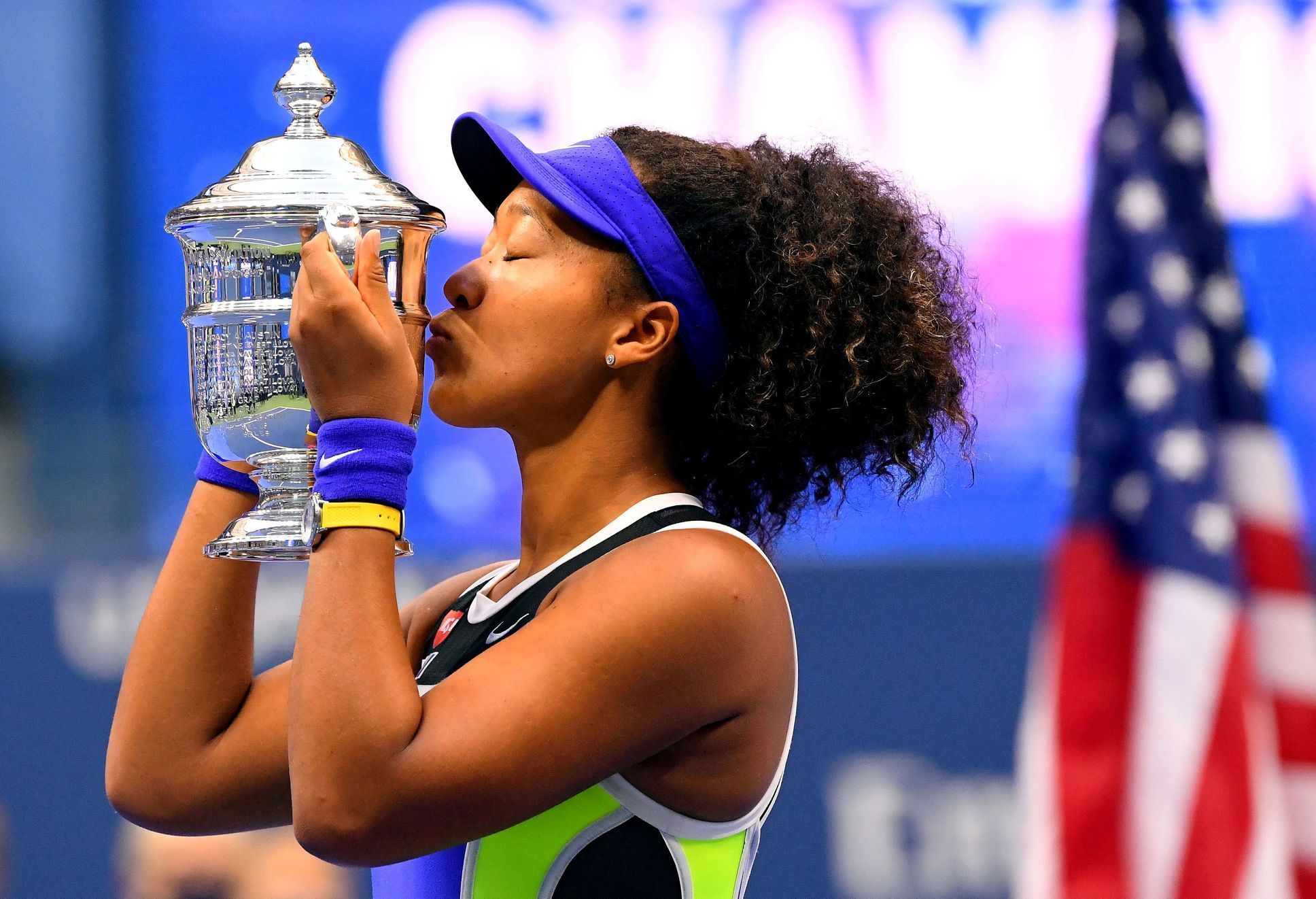 Nejhezčí fotky Reuters 2020 - Naomi Ósakaová slaví triumf na US Open