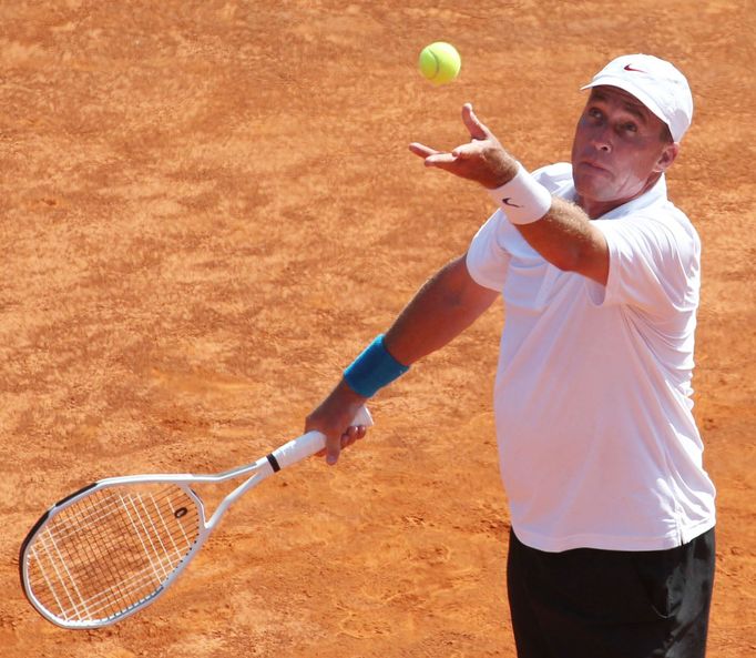 Exhibice na pražské Spartě - Ivan Lendl vs. Jiří Novák