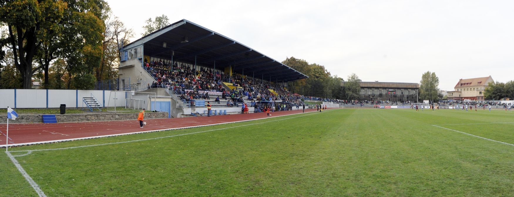Fotbalový stadion ve Znojmě - před rekonstrukcí