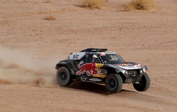 Stéphane Peterhansel (Mini) v 10. etapě Rallye Dakar 2021
