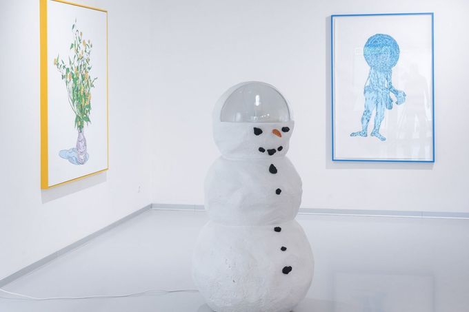 Z výstavy Jakuba Matušky aka Maskera Bytosti jako on.