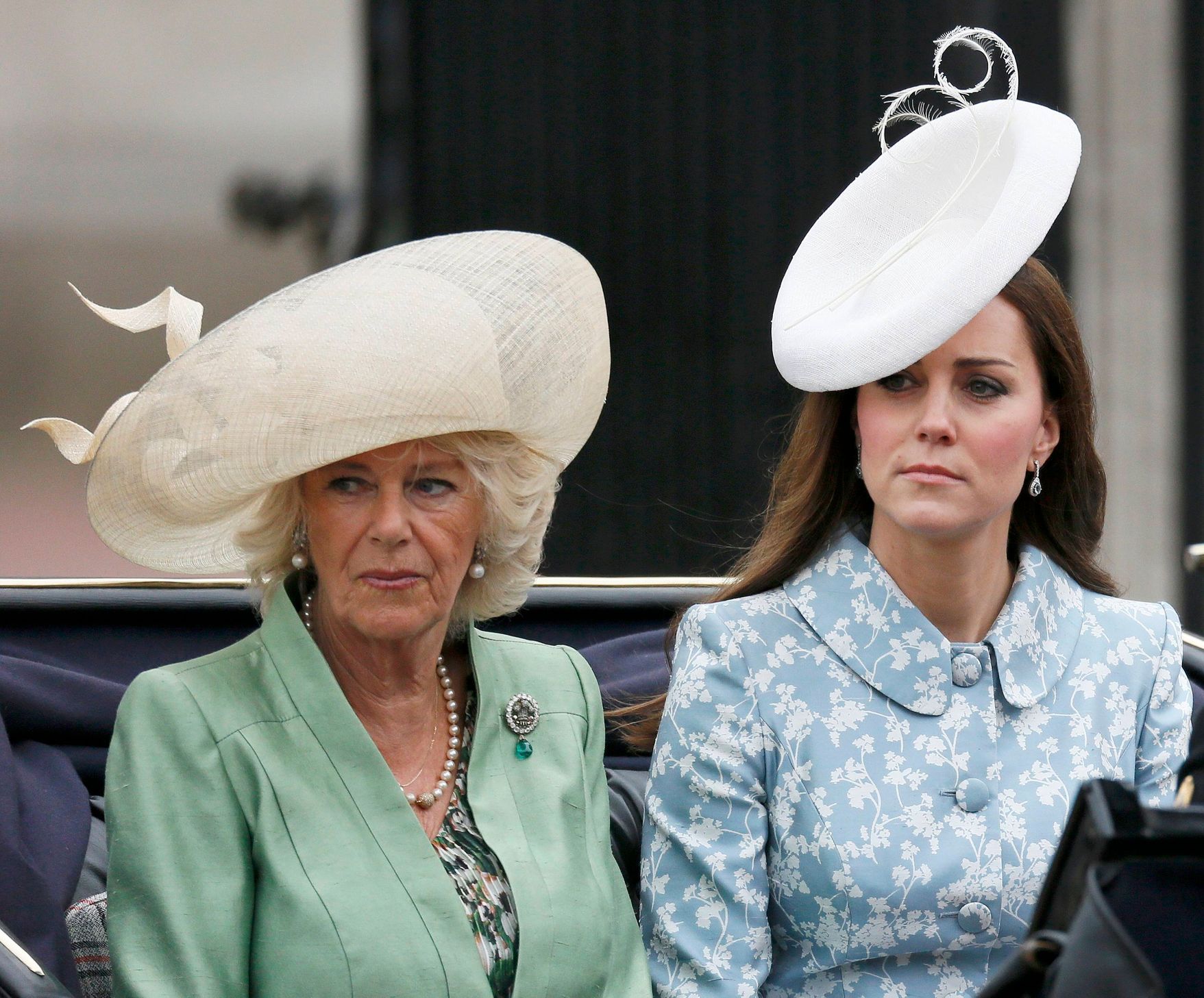 Catherine a Camilla - Trooping the Colour v Londýně