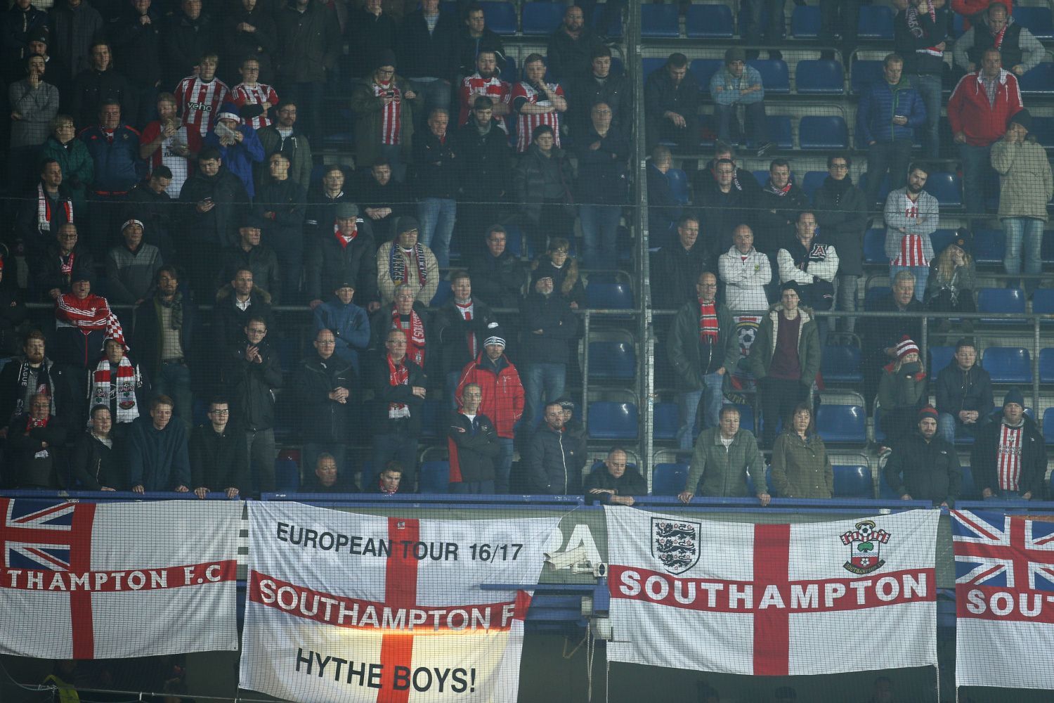 EL, Sparta-Southampton: fanoušci Southamptonu