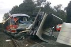 Trať ve Šluknově už je po nehodě vlaku opět v provozu