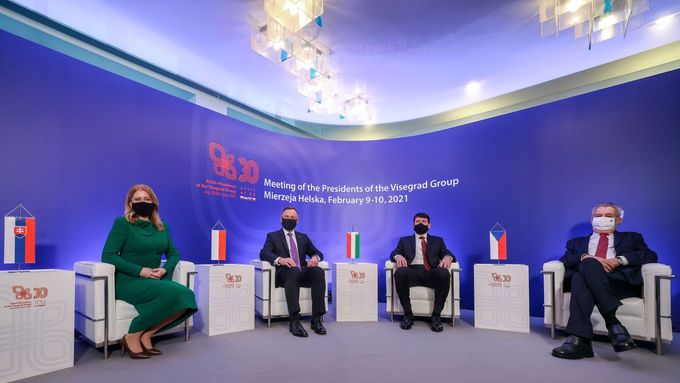 Dvoudenní summit prezidentů zemí Visegrádské čtyřky, který se konal na poloostrově Hel na severu Polska ve dnech 9. a 10. února 2021