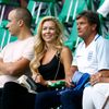 Euro 2016, Slovensko-Anglie: Kimberly Crewová, manželka Joe Harta