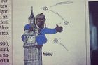 Deník nakreslil Balotelliho jako King Konga. Teď se omlouvá
