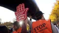 USA: protesty proti ropovodu Keystone XL